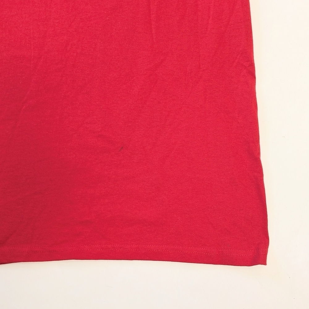 BadFriend Red Graphic Skull XL Cotton Short Sleeve T-Shirt - Picture 4 of 7